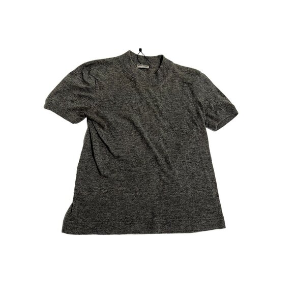 Miu Miu Knit High Neck Short Sleeve Top - Picture 1 of 5